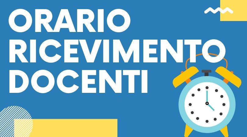 Orario ricevimento docenti